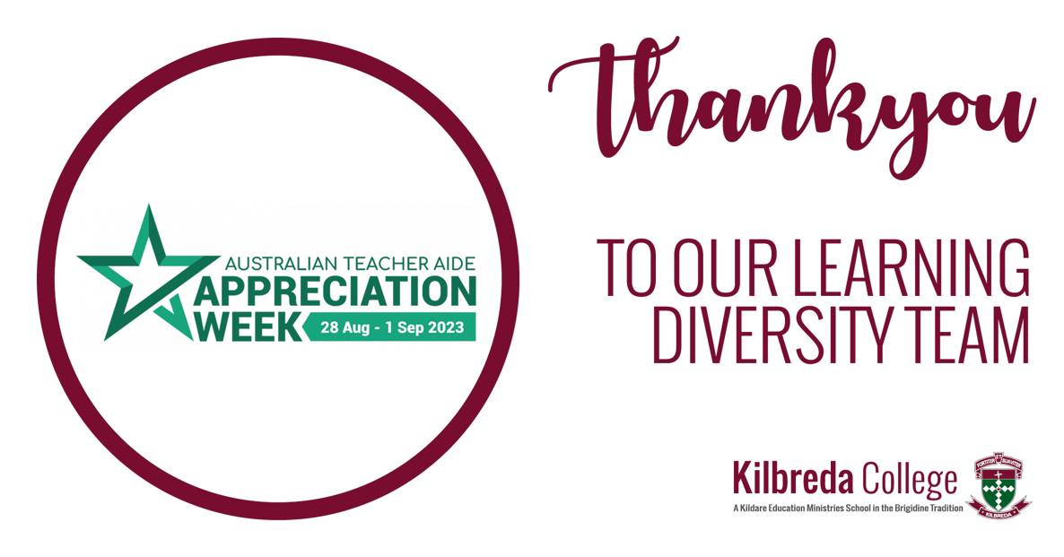 Australian Teacher Aide Appreciation Week Kilbreda College Mentone